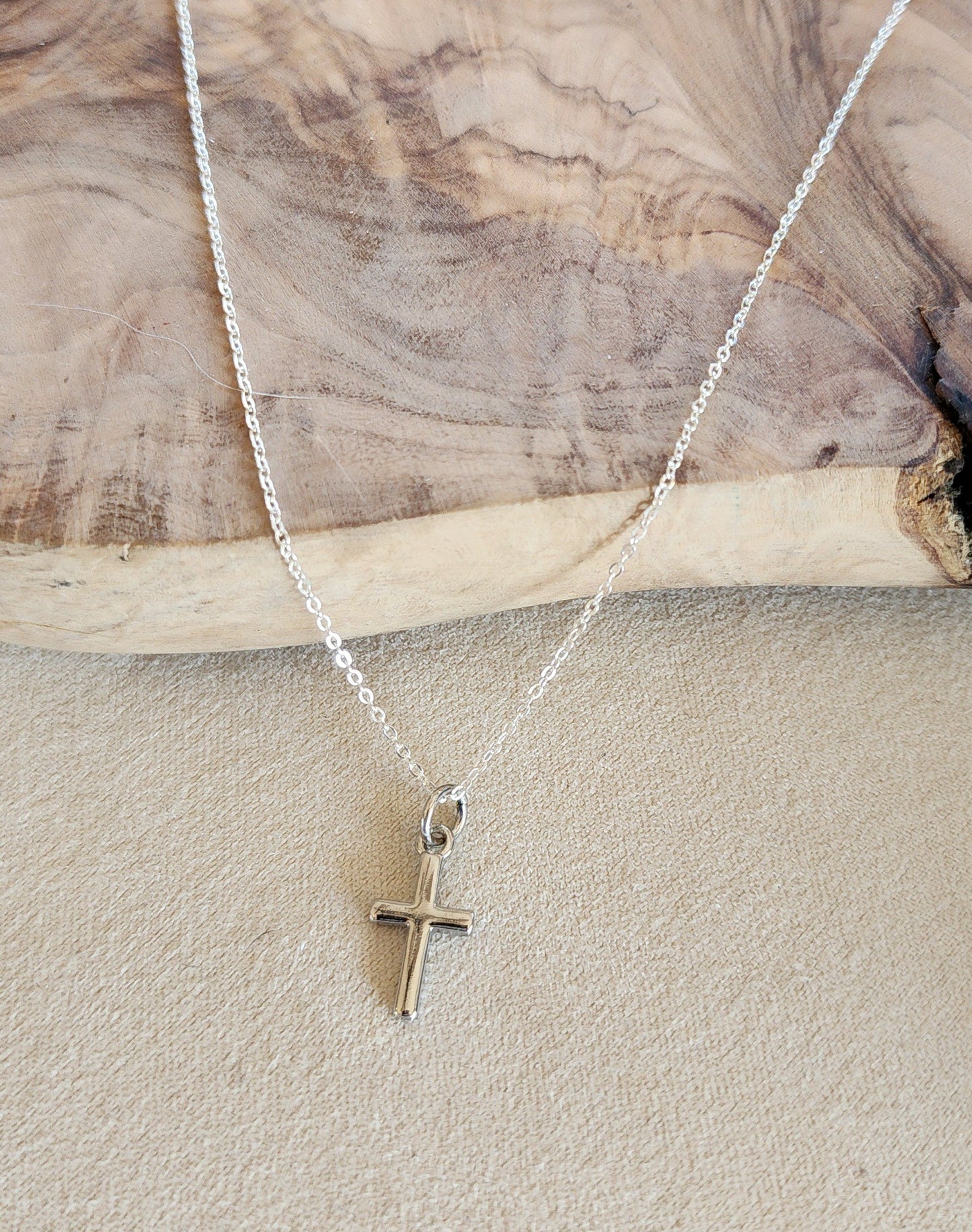 Silver Cross Necklace