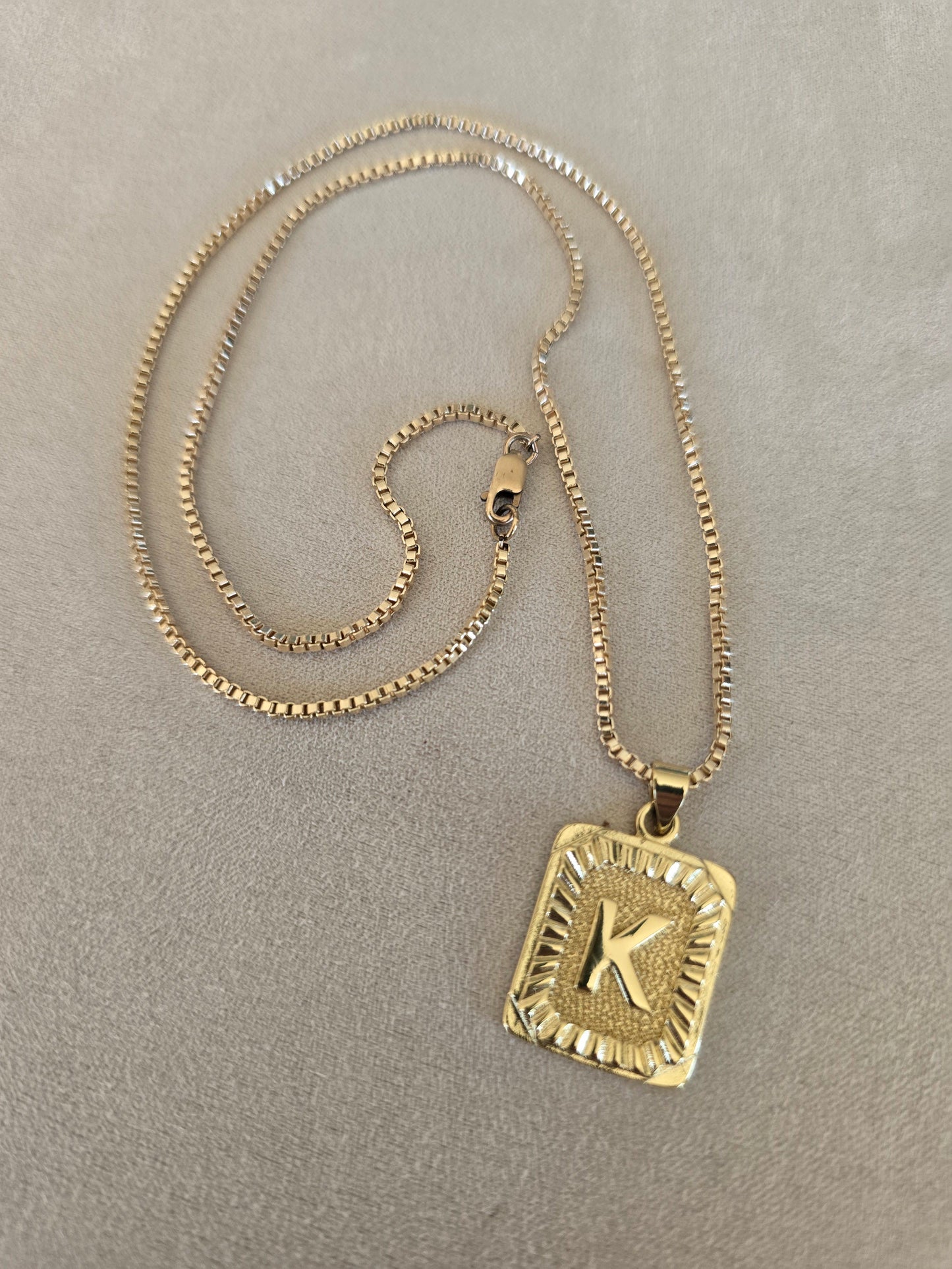 Square Love Letter Necklace