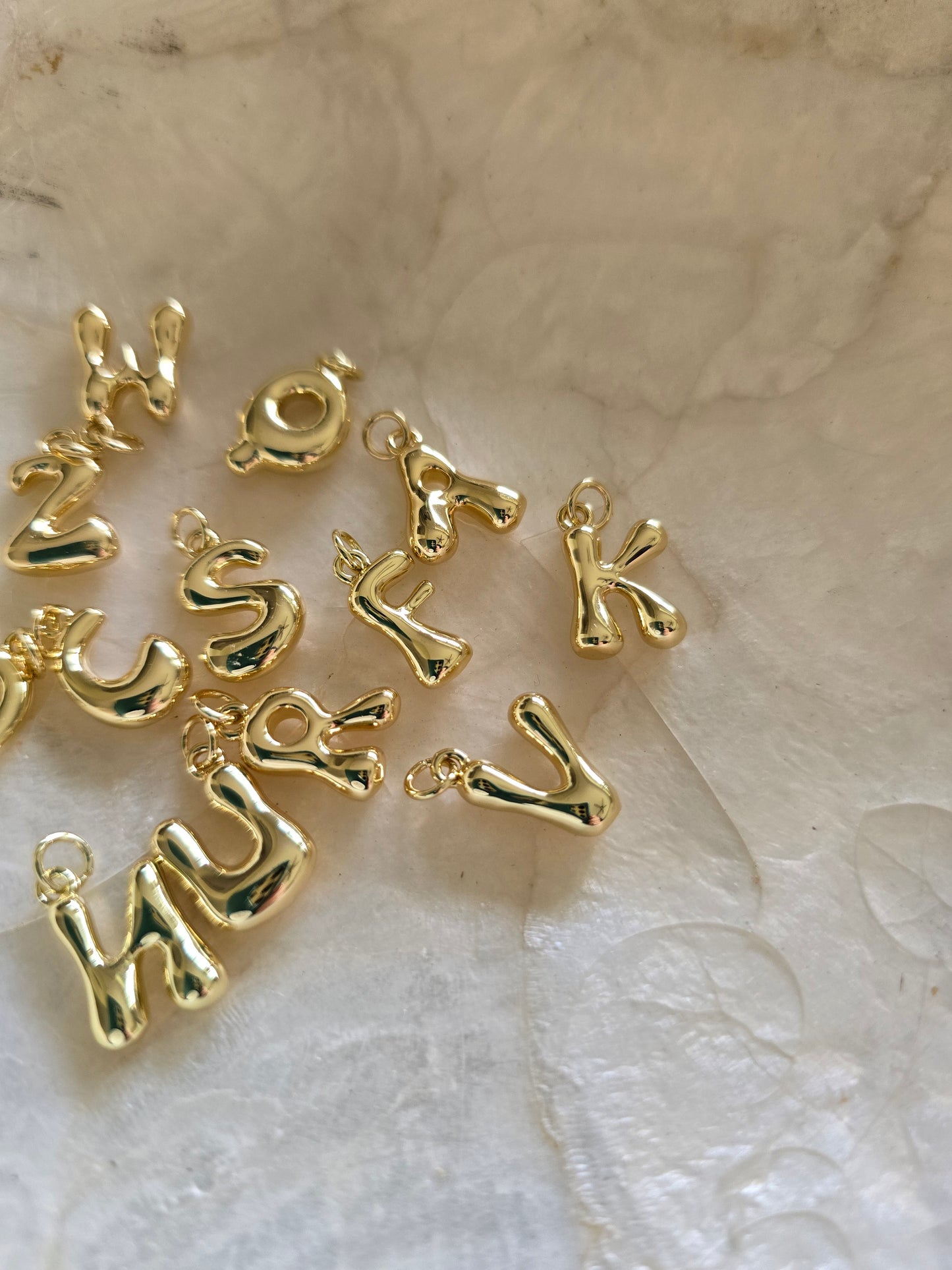 Bubble Love Letter Necklace
