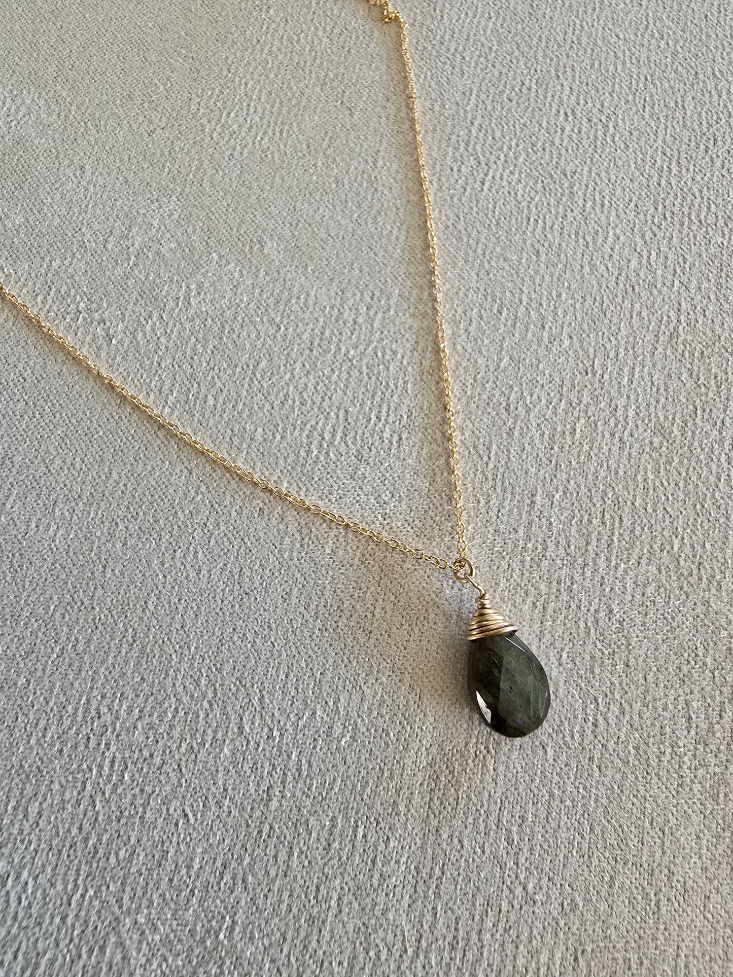 Natural Labradorite Necklace
