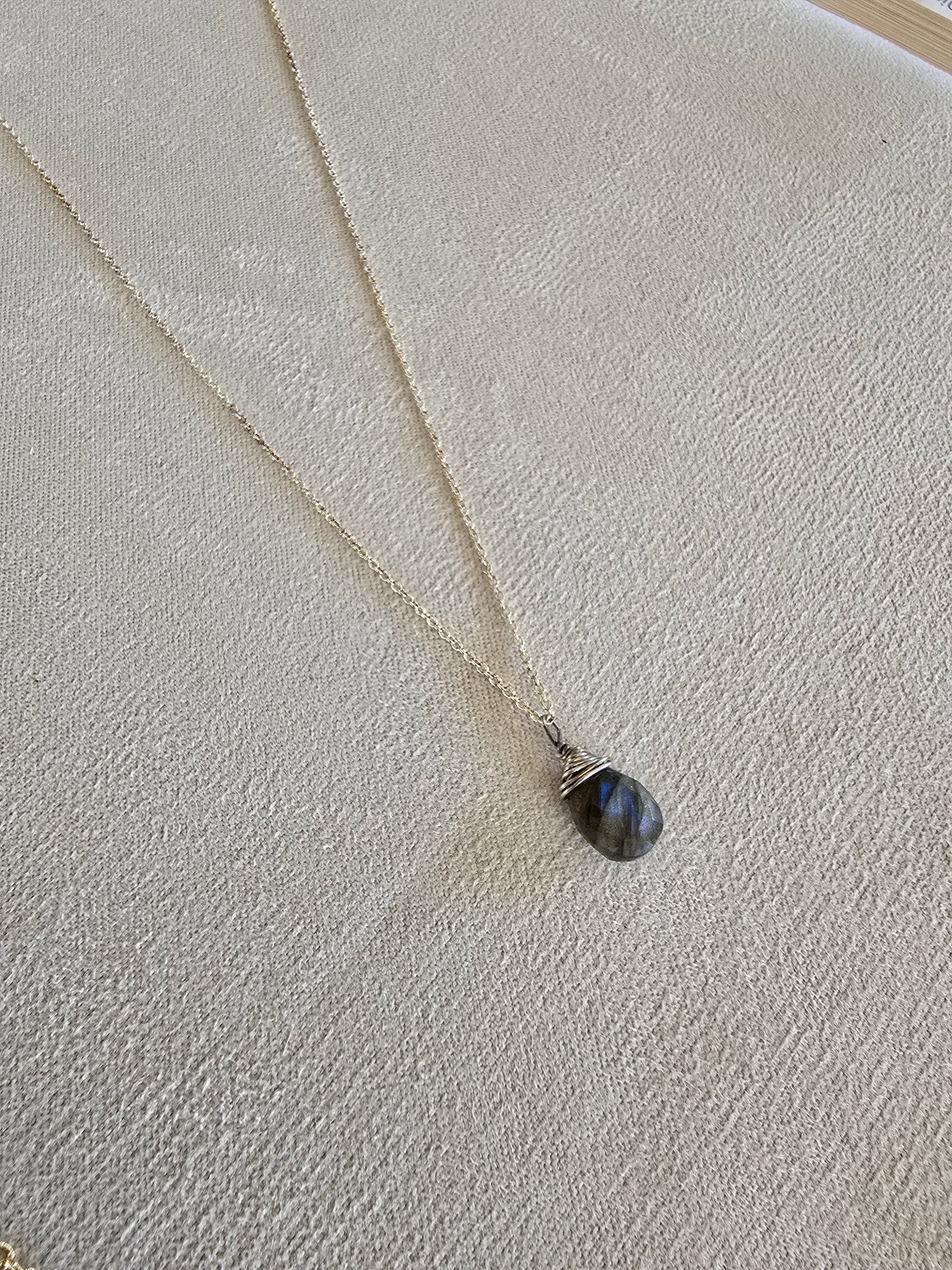 Natural Labradorite Necklace