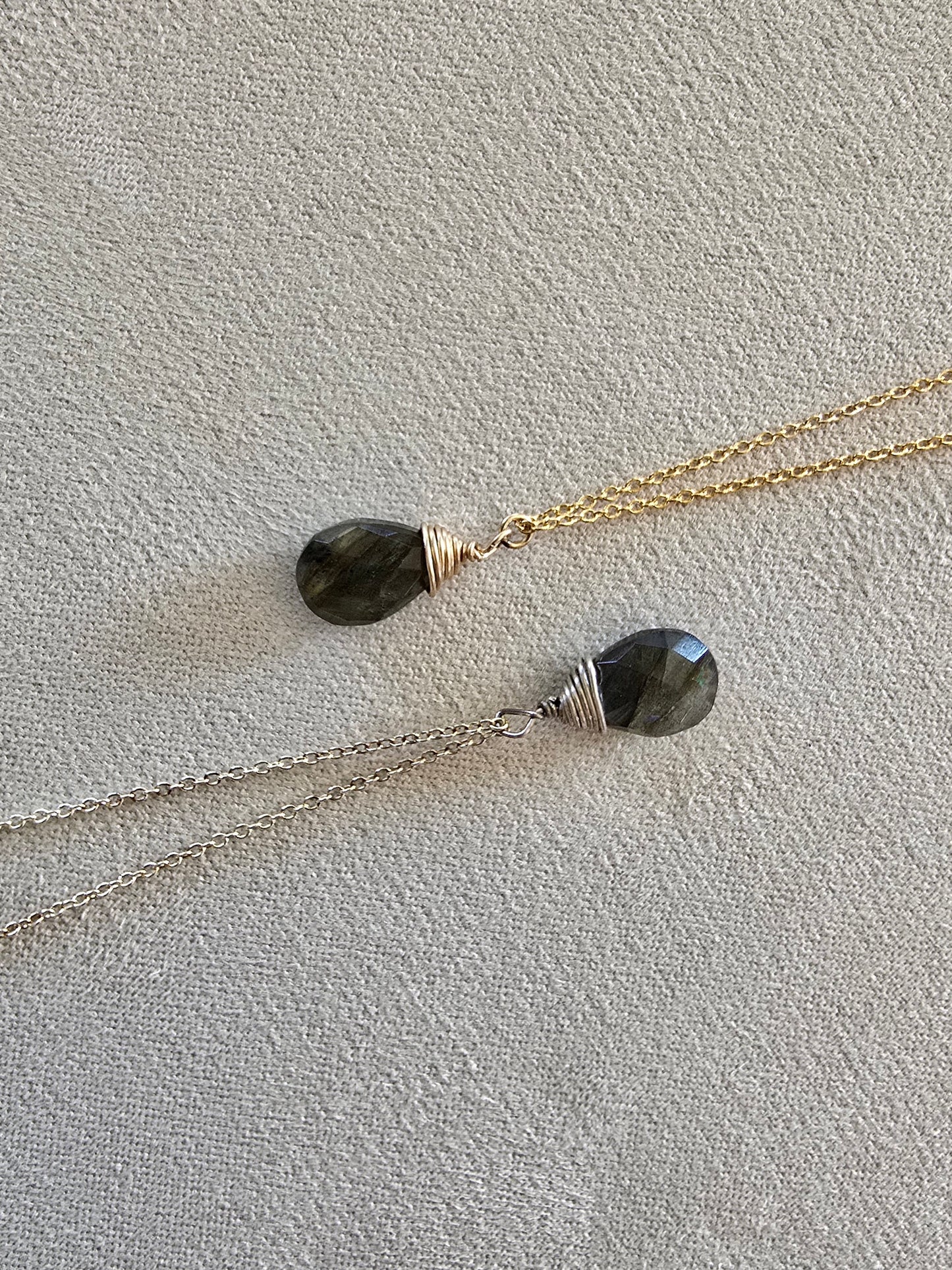 Natural Labradorite Necklace