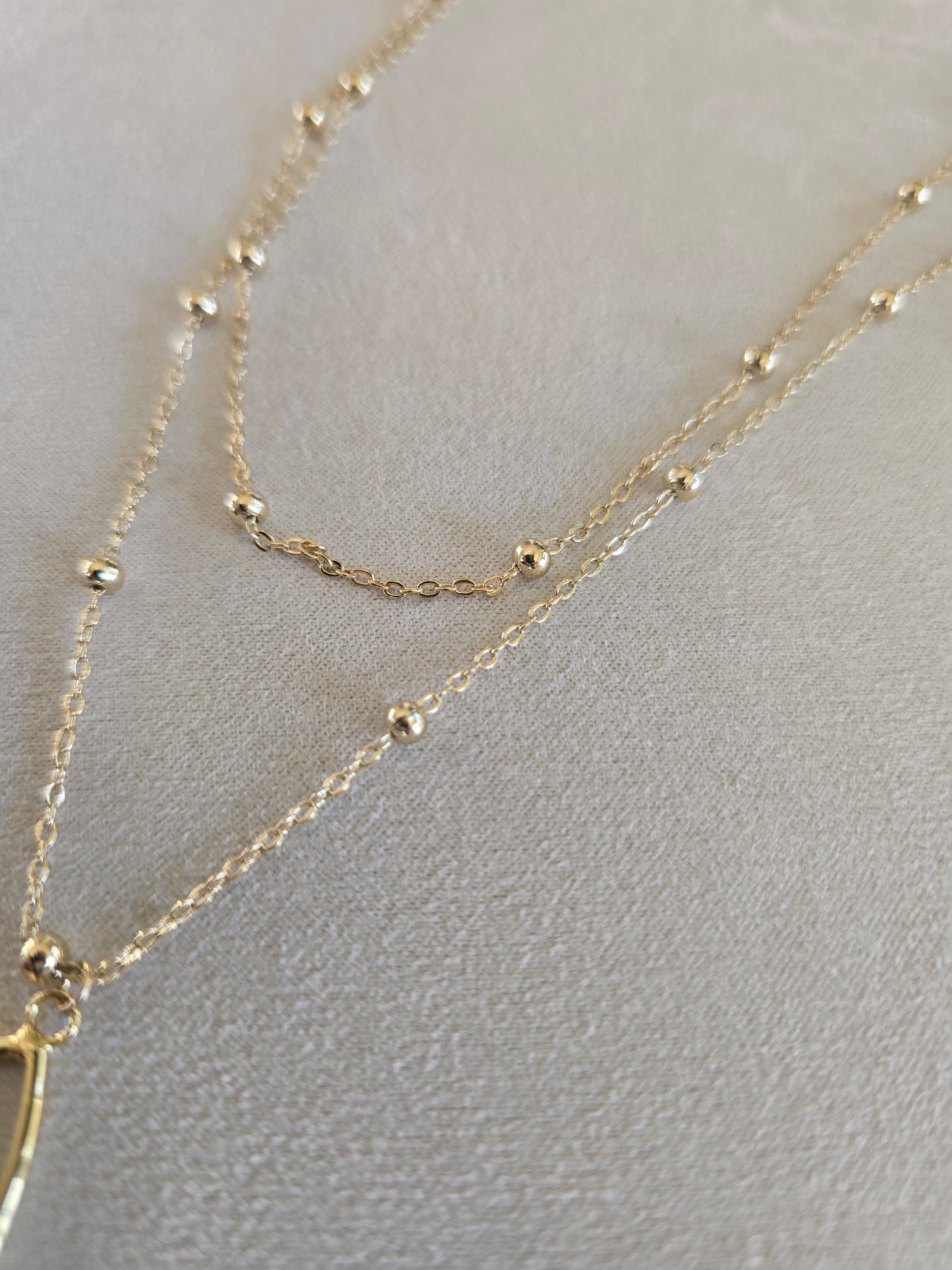 Satellite Teardrop Necklace