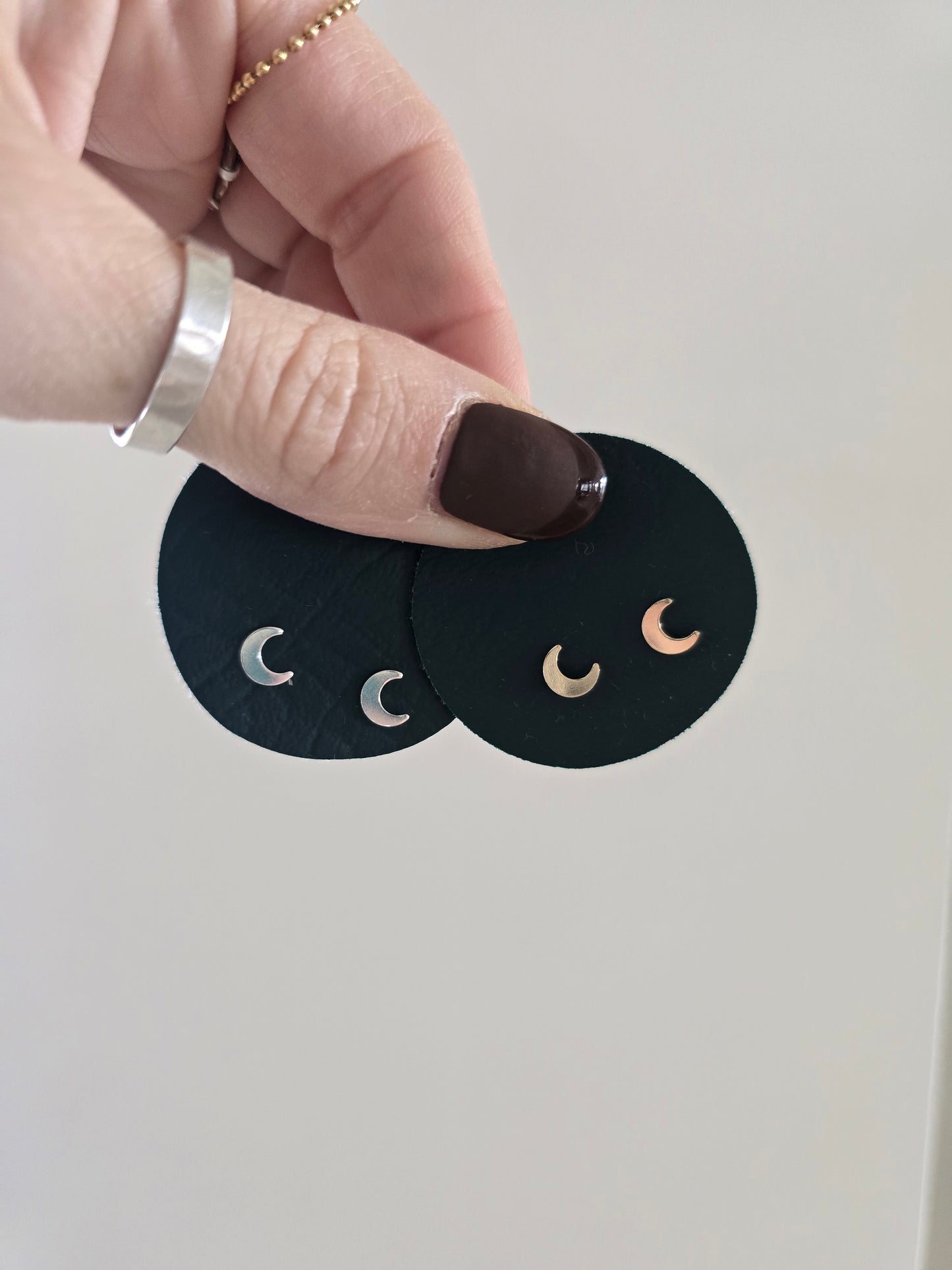 Moon Earring Studs