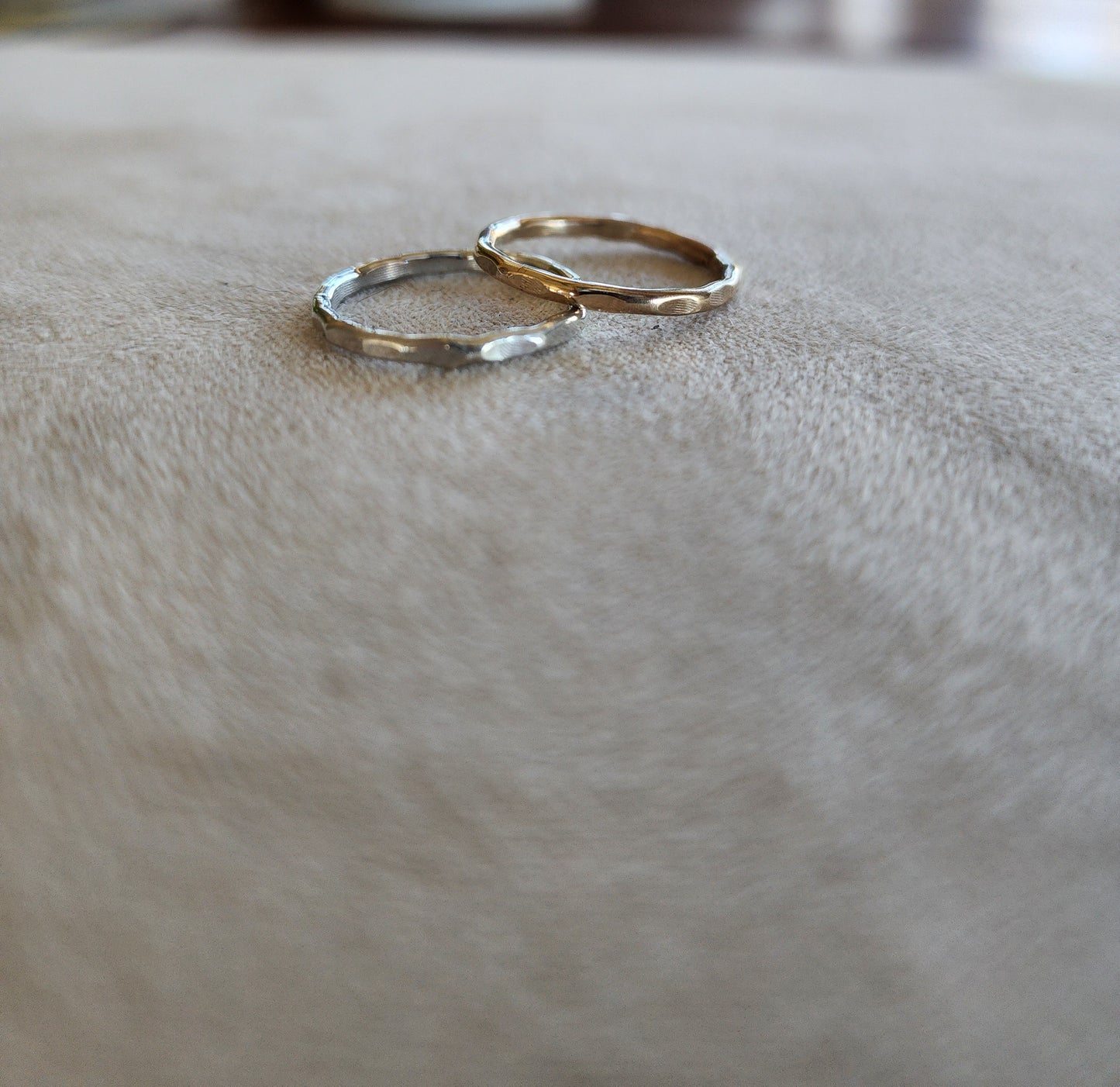 Hammered Stacking Ring