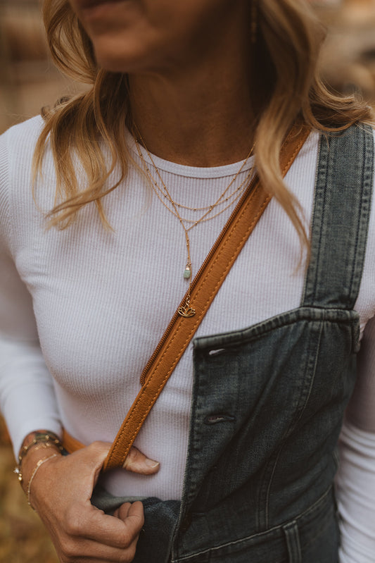 Lotus Drop Necklace