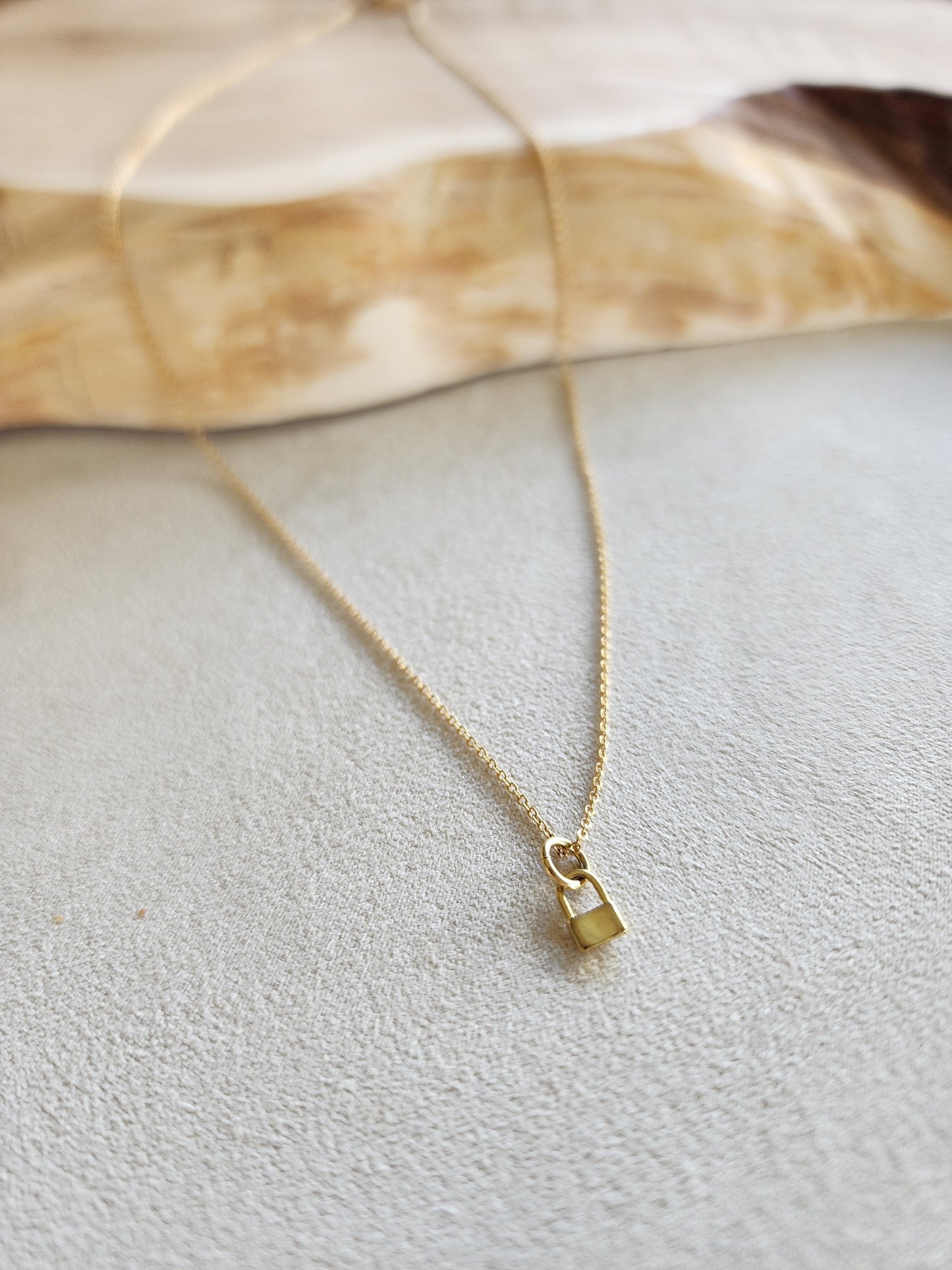 Mini Padlock Necklace