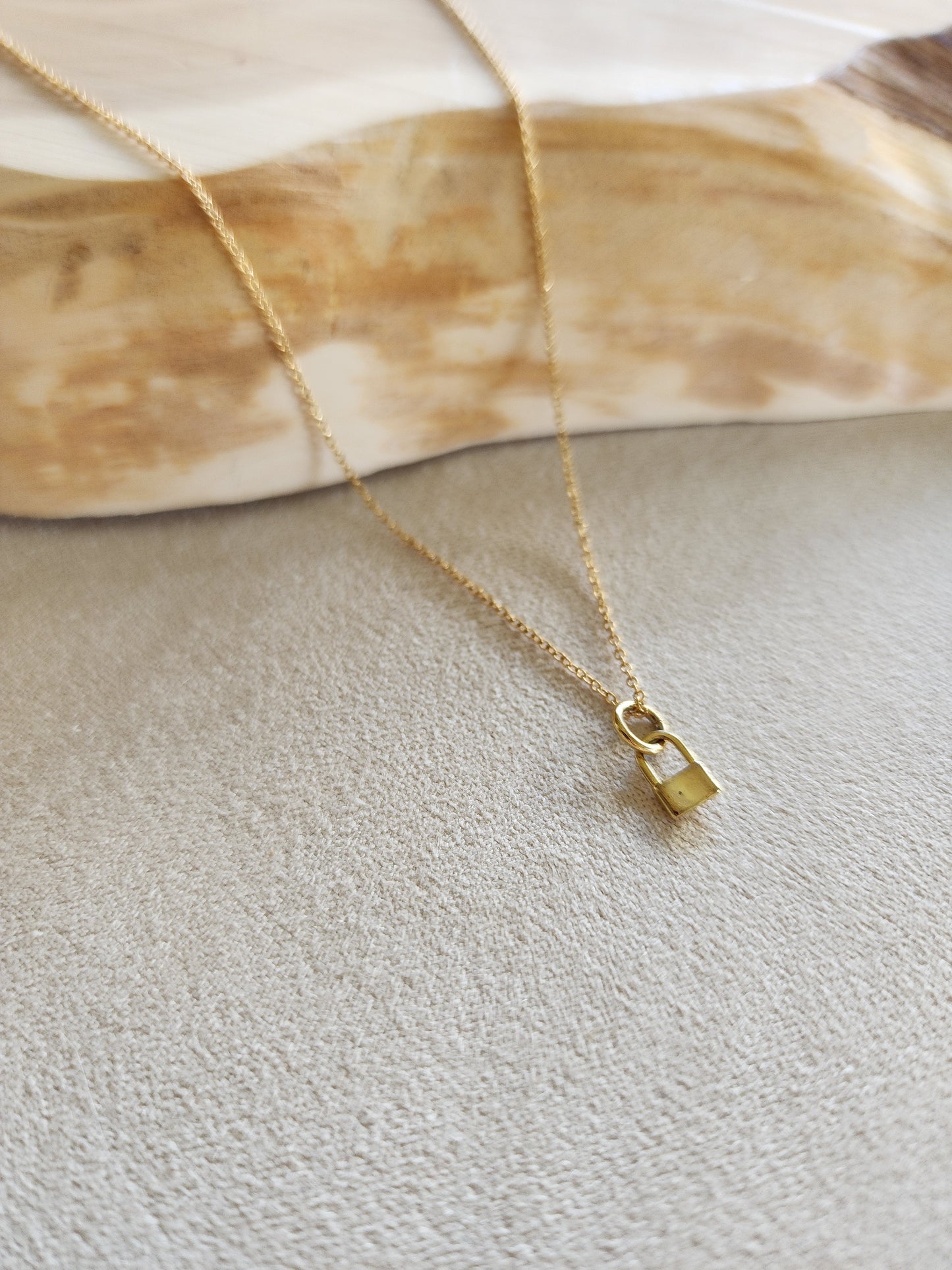 Mini Padlock Necklace