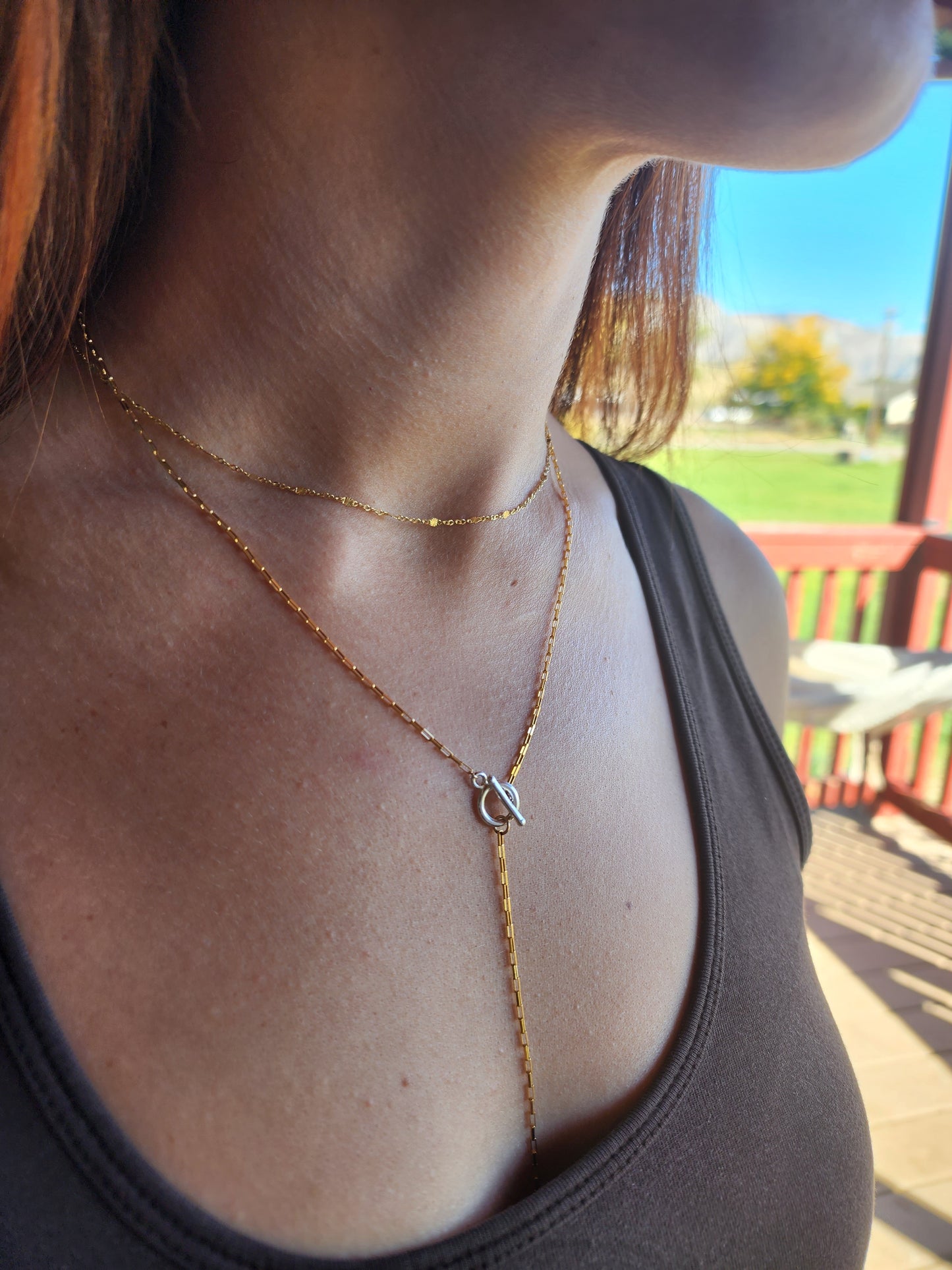Toggle Drop Necklace