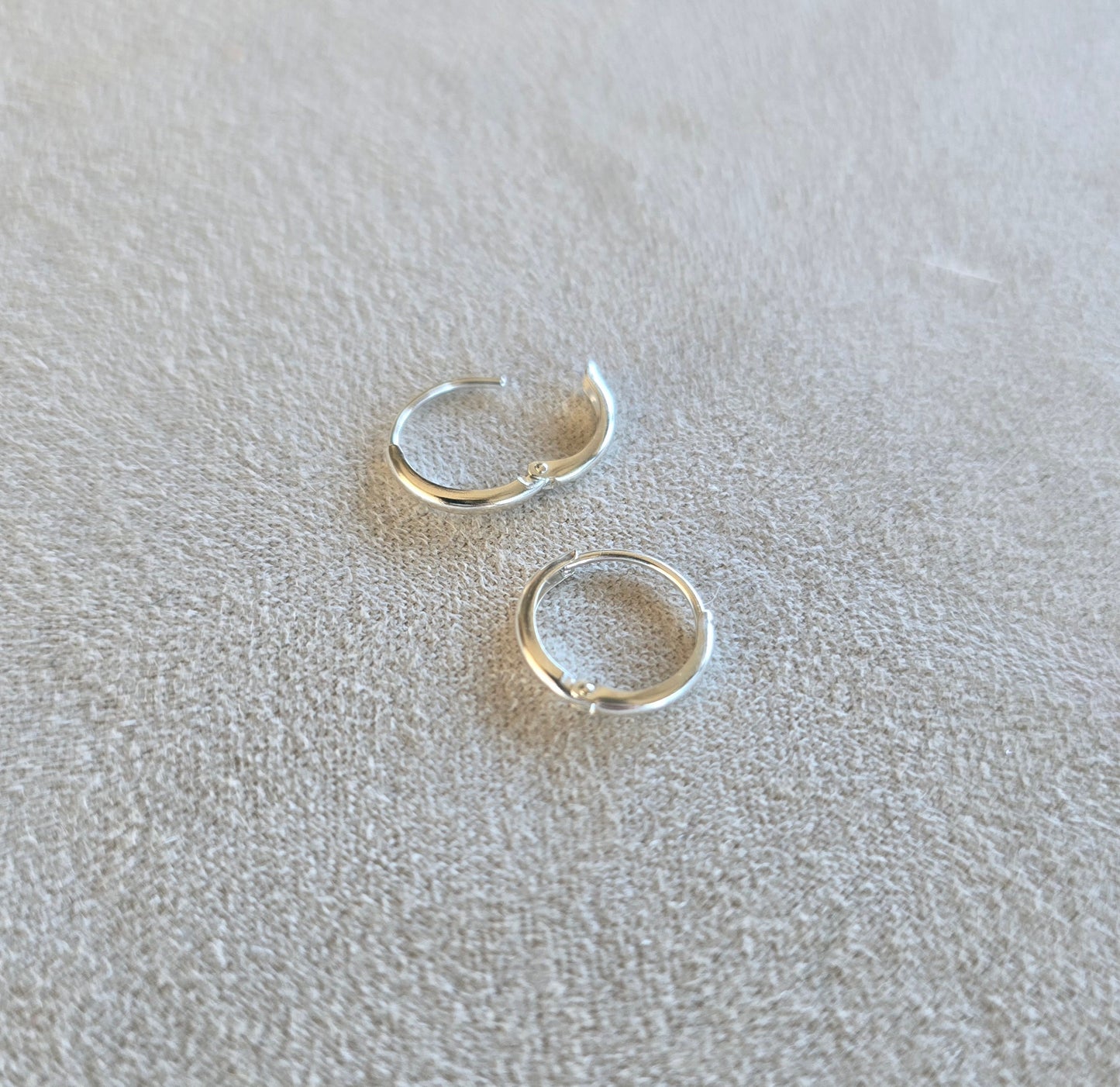 Sterling Silver Huggie Earrings