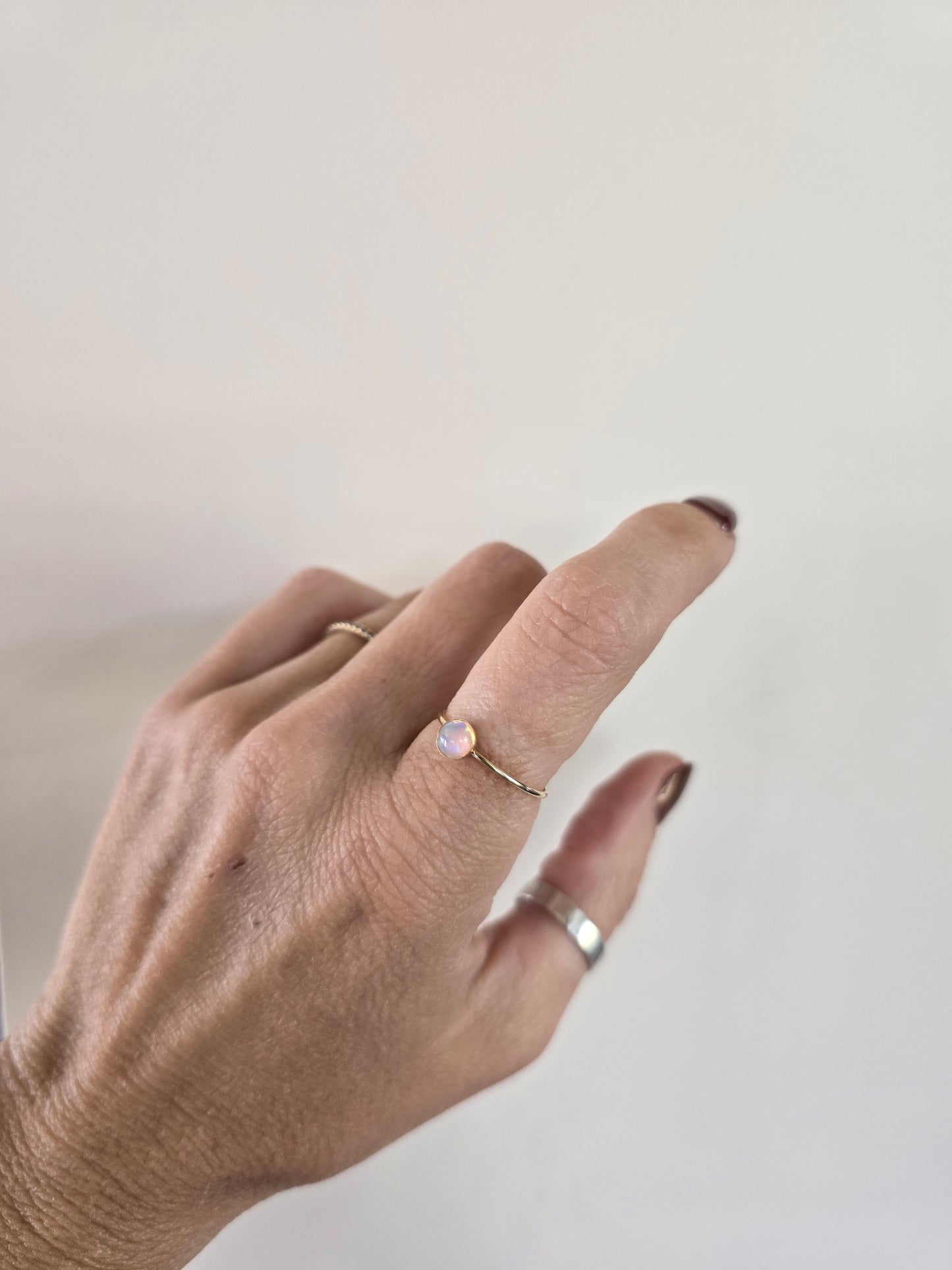 Dainty Opal Ring