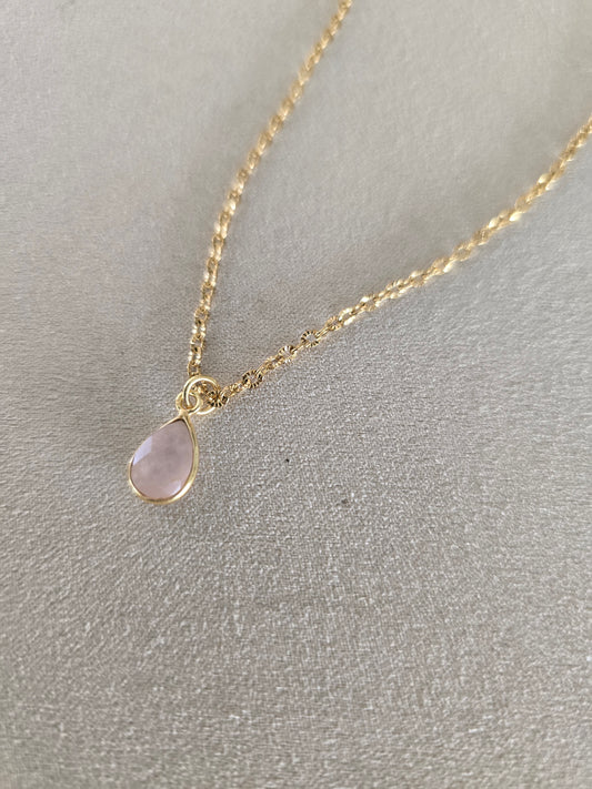 Rose Quartz Sunrise Necklace