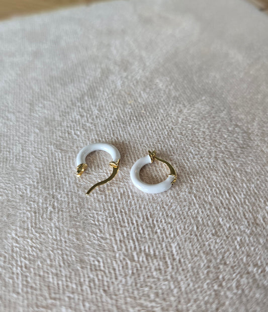 White Enamel Huggies