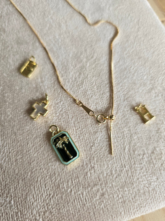 Mini Venetian Box Chain Interchangeable Necklace