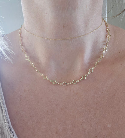 Band of Clover Necklace