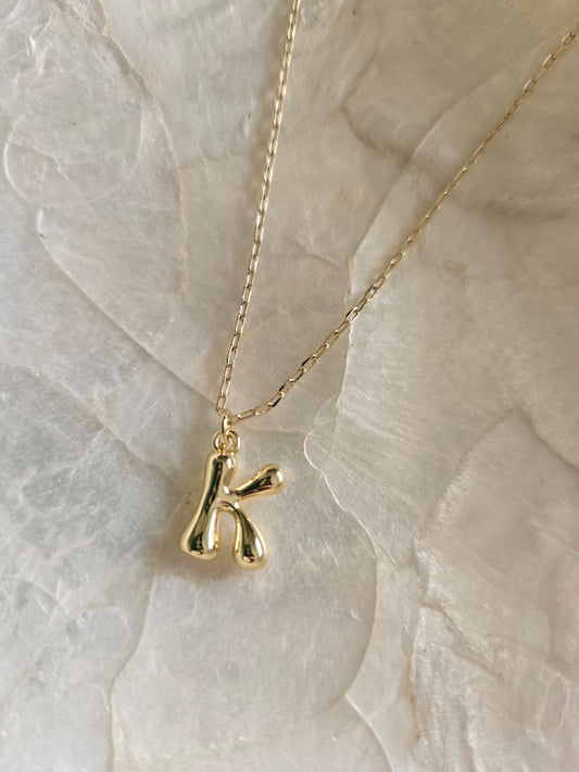 Bubble Love Letter Necklace