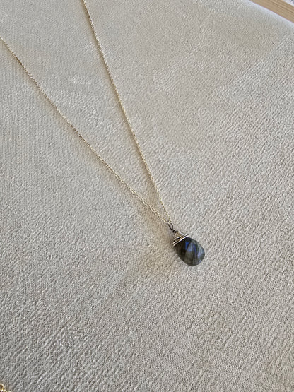 Natural Labradorite Necklace