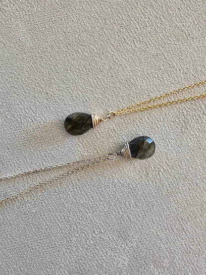 Natural Labradorite Necklace