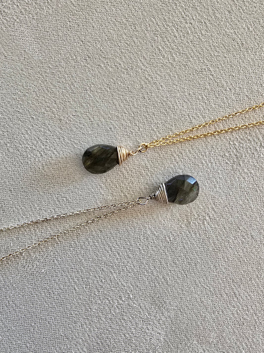 Natural Labradorite Necklace