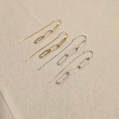 Large Paperclip Earring Theaders