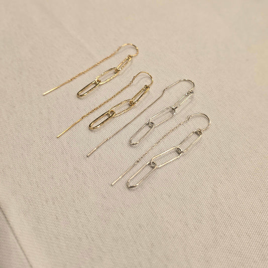 Large Paperclip Earring Theaders