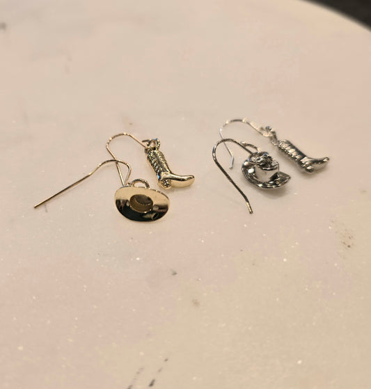 Rodeo Cowboy Earrings
