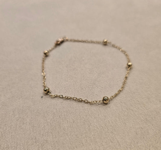 Large Satellite Chain Bracelet