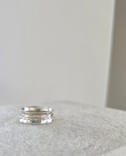 Mixed Metal Spinner Ring