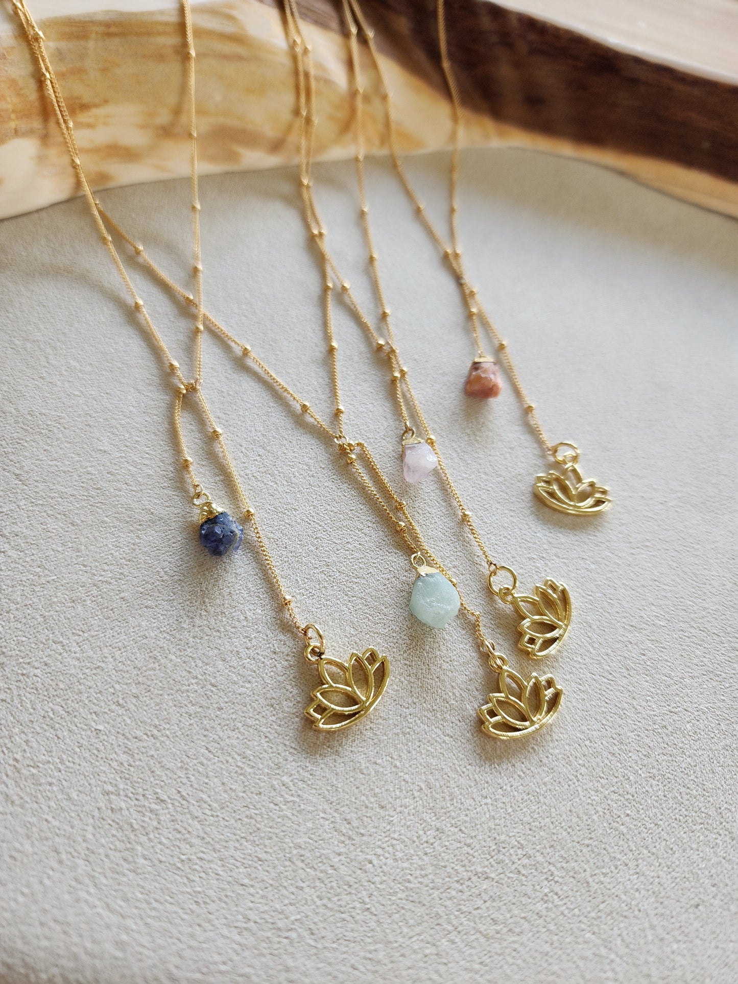 Lotus Drop Necklace
