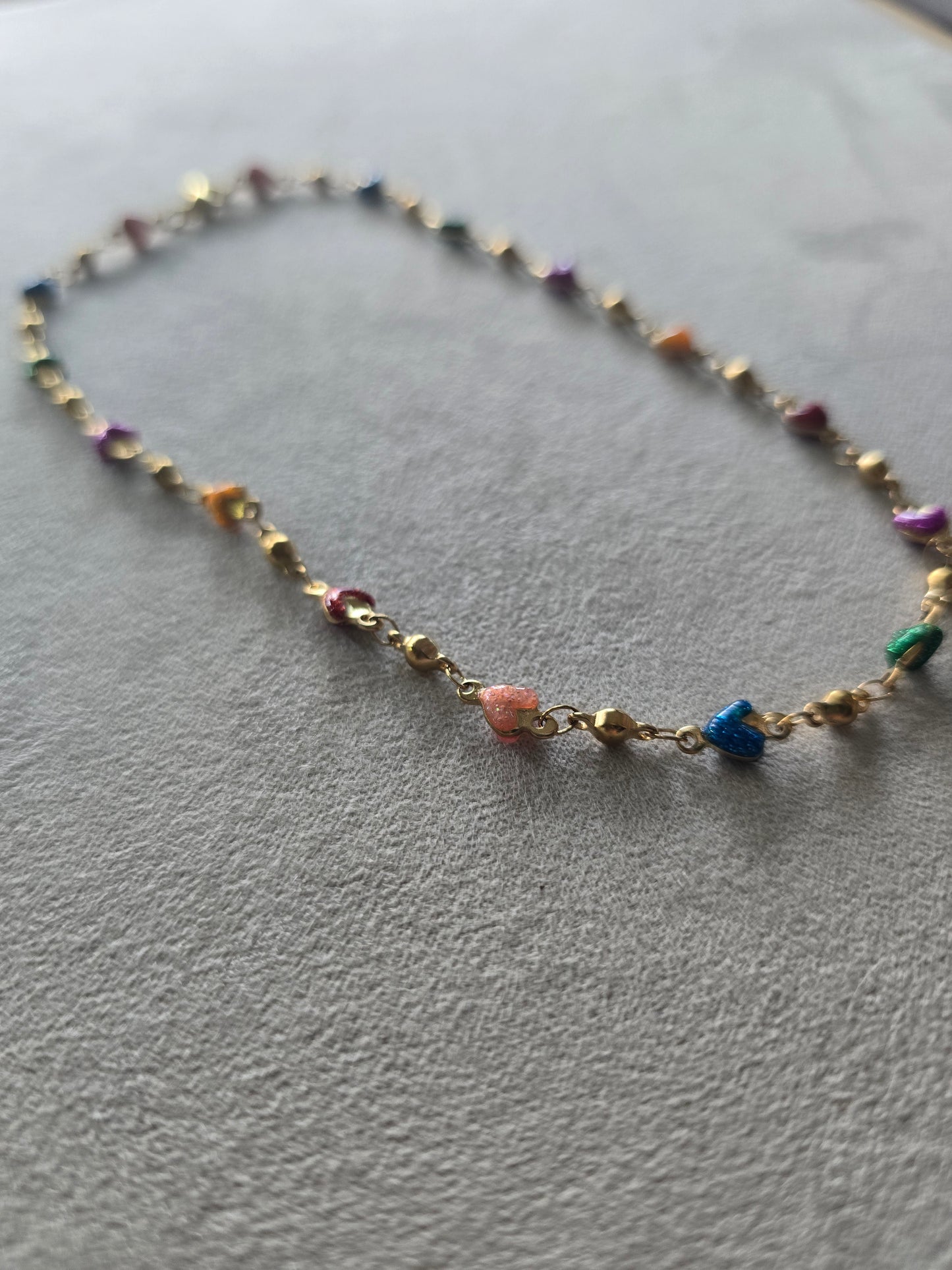 Rainbow Heart Necklace