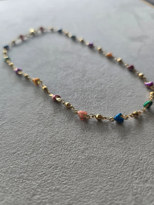 Rainbow Heart Necklace