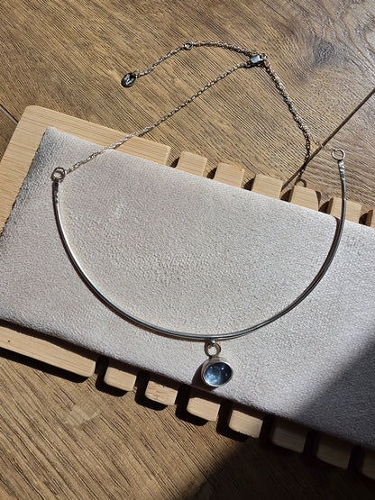 Blue Tourmaline Choker