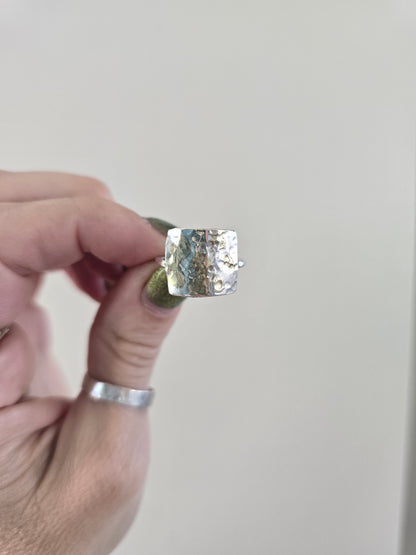 Mixed Metal Cuff Ring