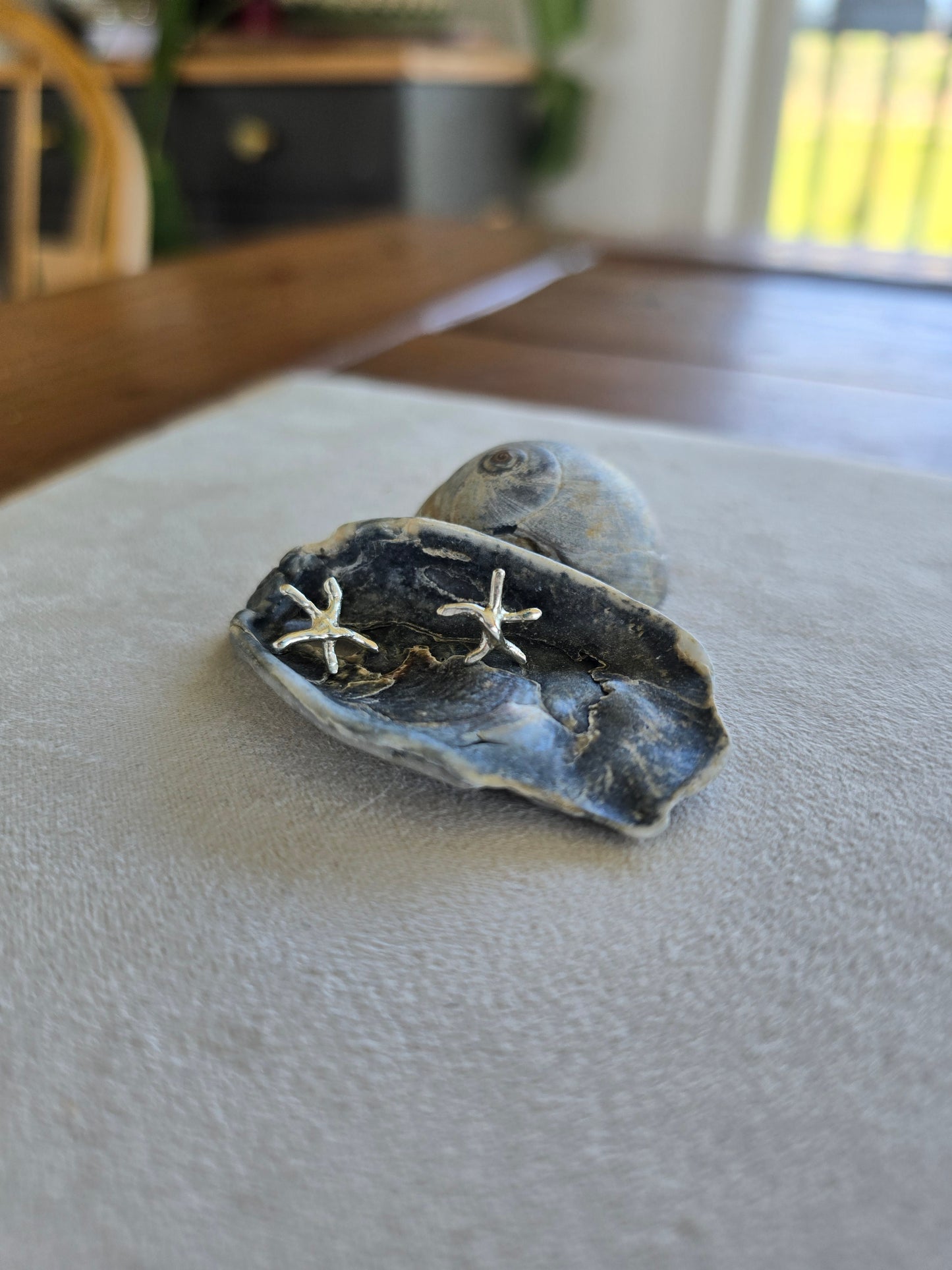 Sterling Starfish Earrings