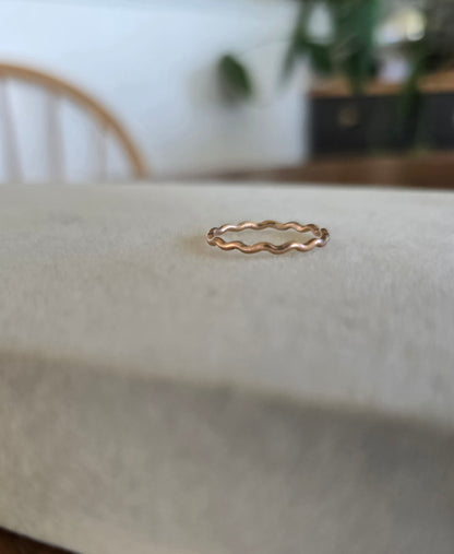 Tides of Seasons Wave Ring
