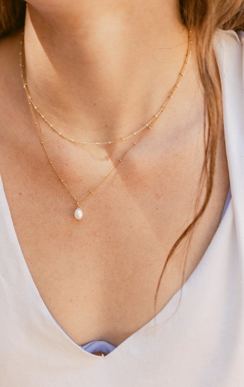Pearl Satellite Necklace