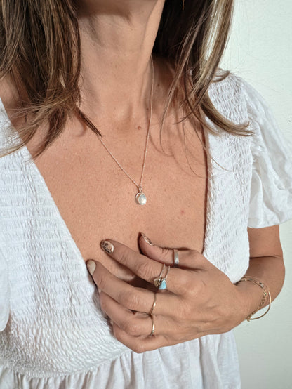 Moonstone Satelite Necklace