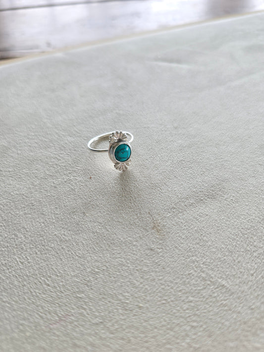 Sunburst Turquiose Ring