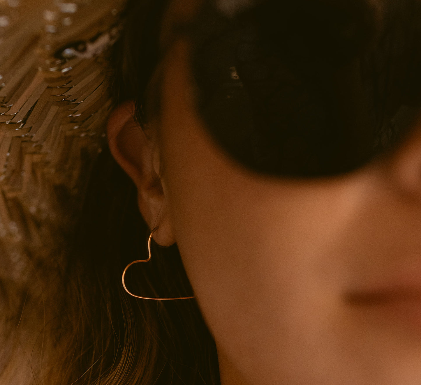 Endless Heart Hoop Earrings