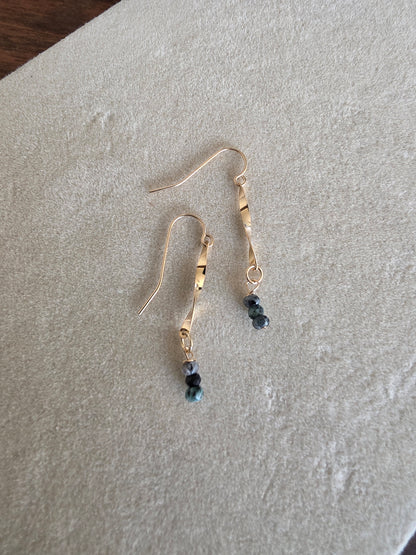Jasper Willow Drop Earrings