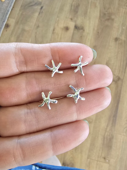 Sterling Starfish Earrings