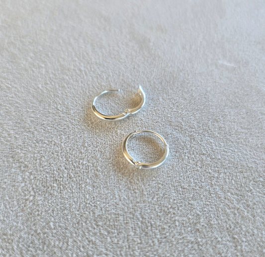 Sterling Silver Huggie Earrings