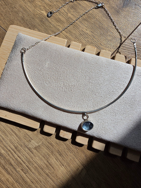 Blue Tourmaline Choker