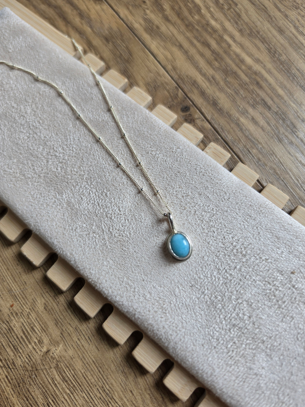 Larimar Satelite Necklace