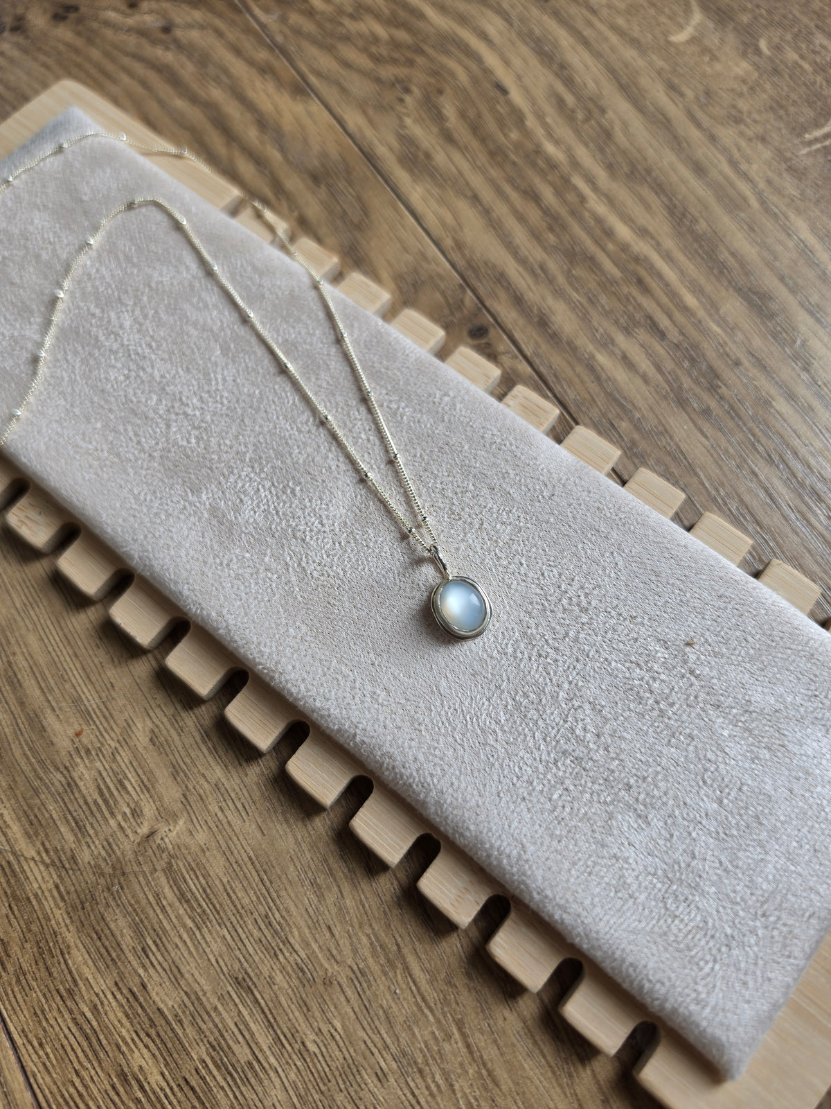Moonstone Satelite Necklace