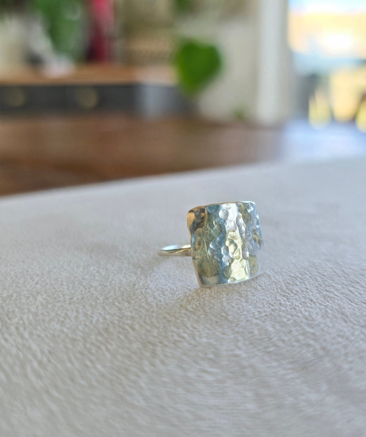 Mixed Metal Cuff Ring
