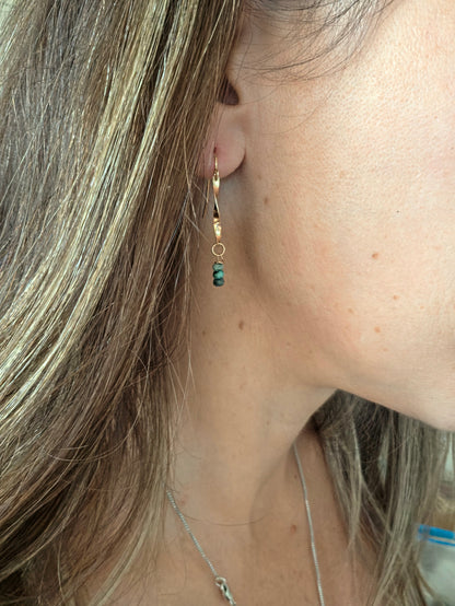 Jasper Willow Drop Earrings