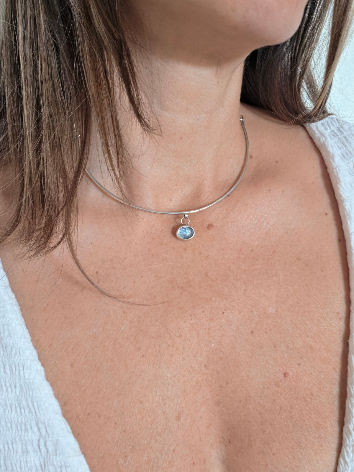 Blue Tourmaline Choker