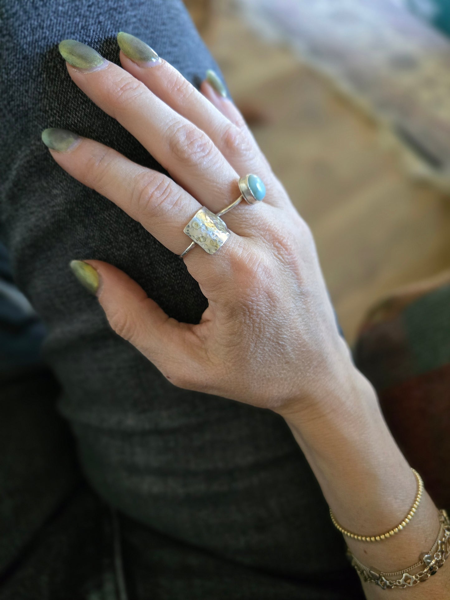 Mixed Metal Cuff Ring