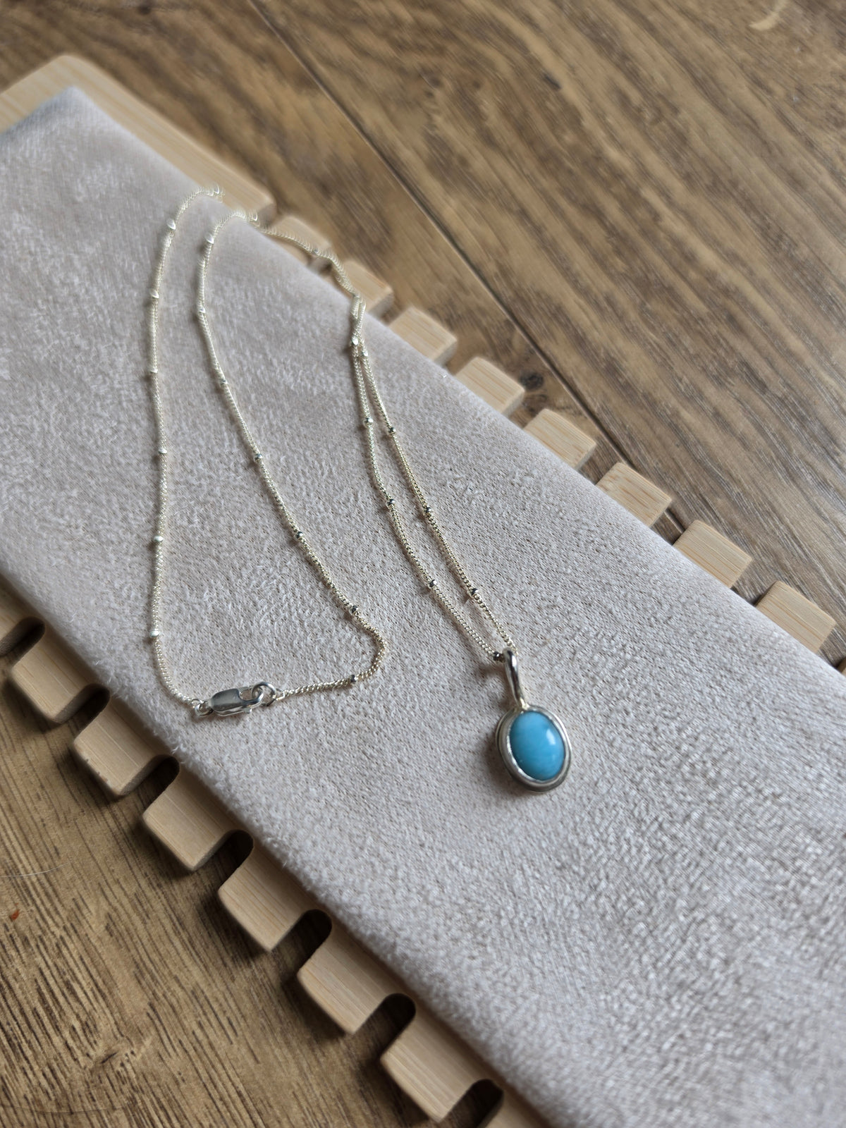 Larimar Satelite Necklace